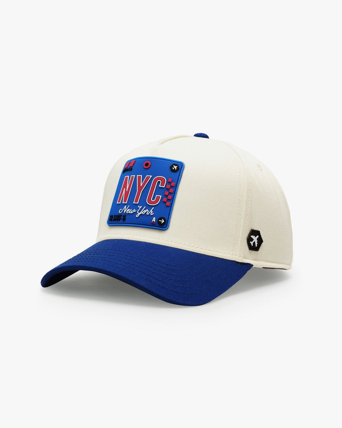 New York Premium Twill Cap Natural/Blue