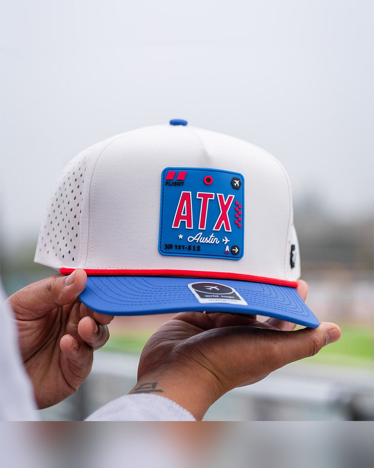 Austin Revolve Performance Hat Blues
