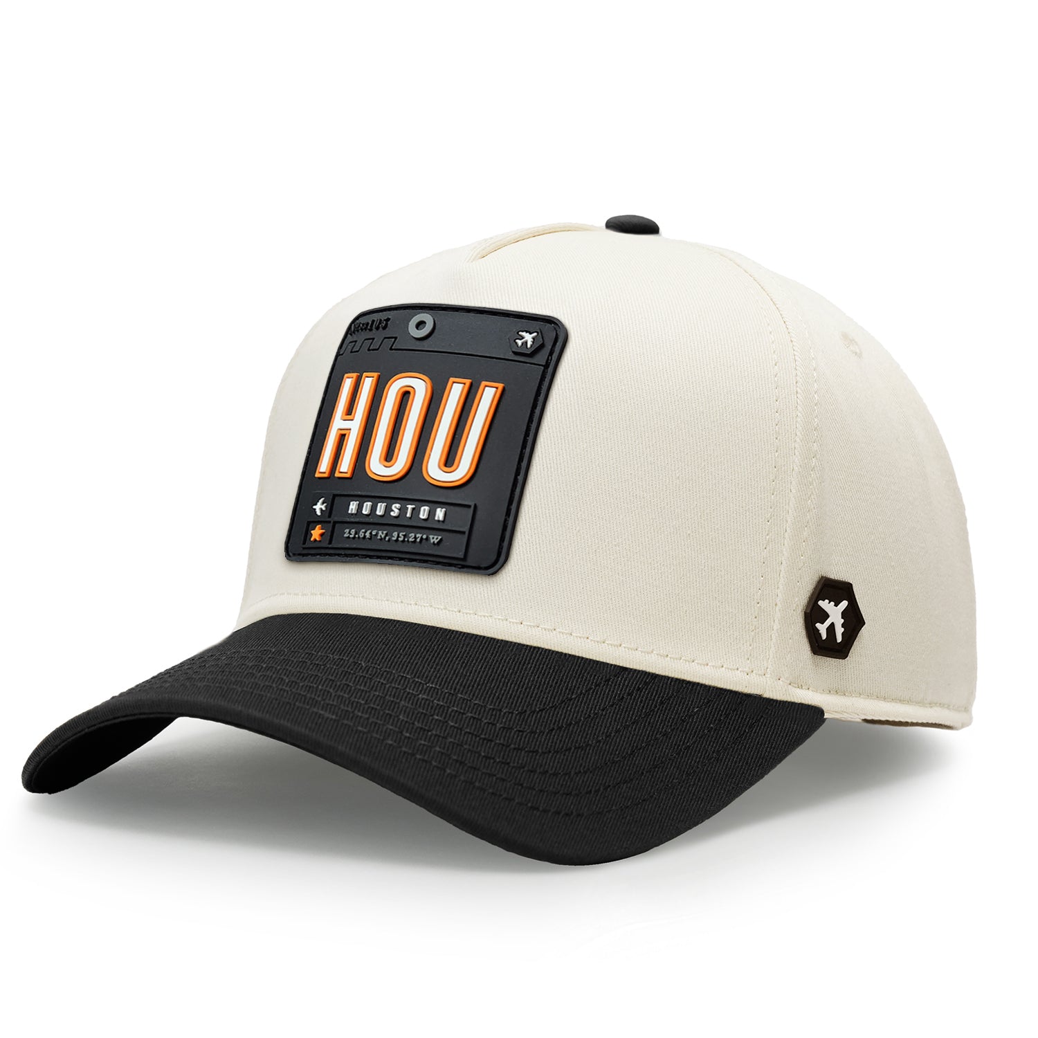 Houston Premium Twill Cap Natural/Black