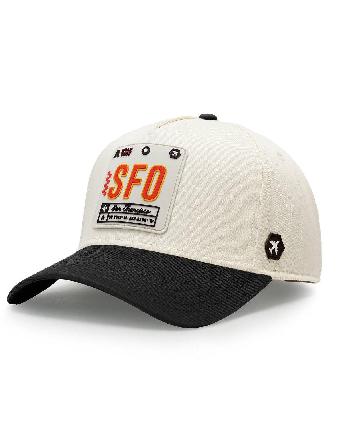 San Francisco Premium Twill Cap Natural/Black