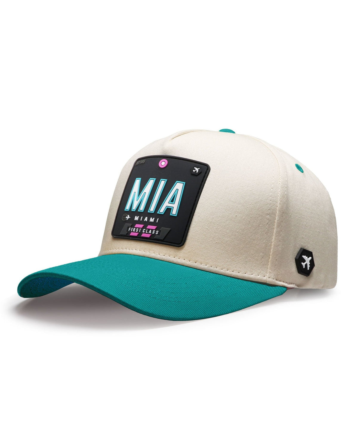 Miami Classic Cap - Natural/Wave