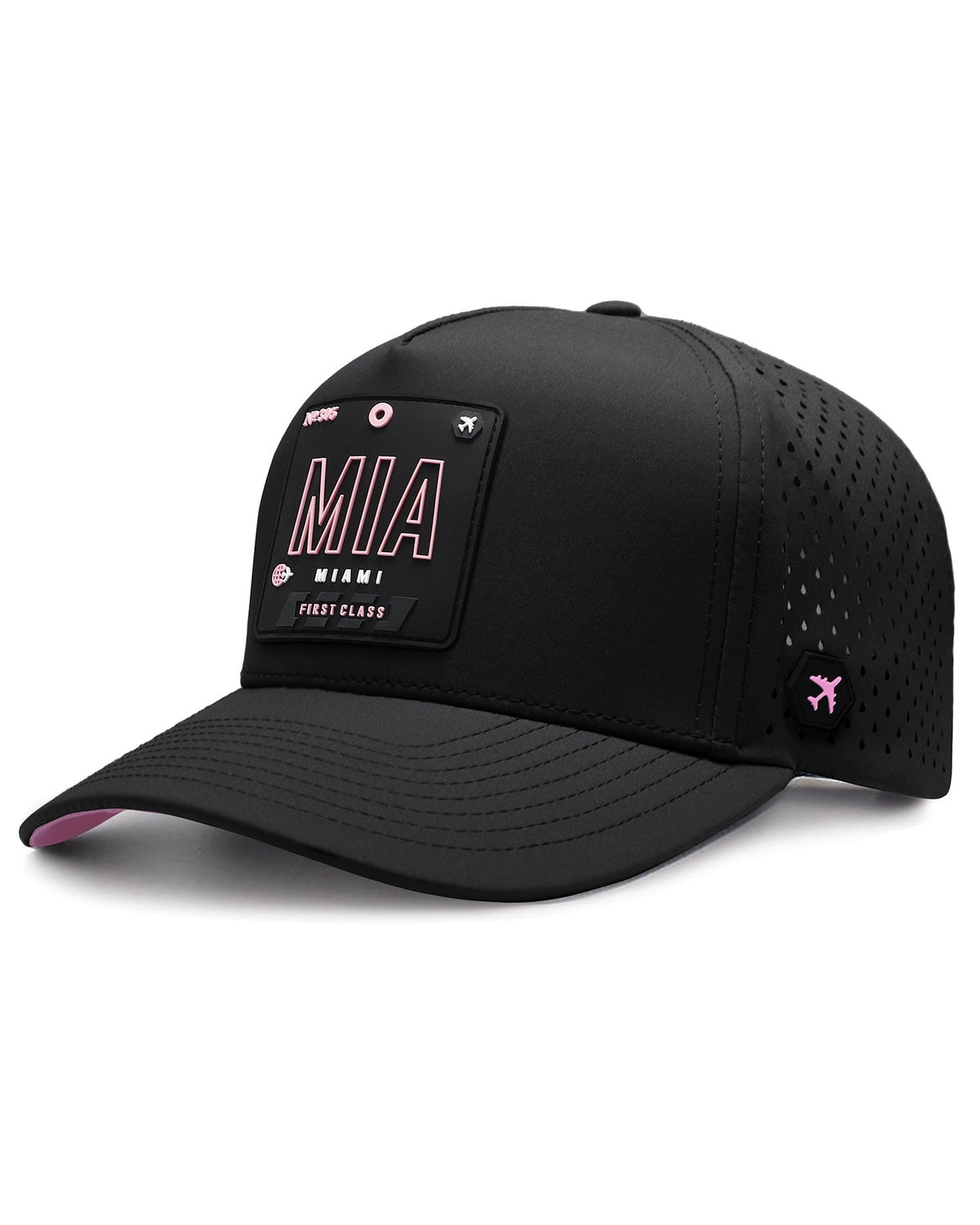 Miami Hat - Black/Pink