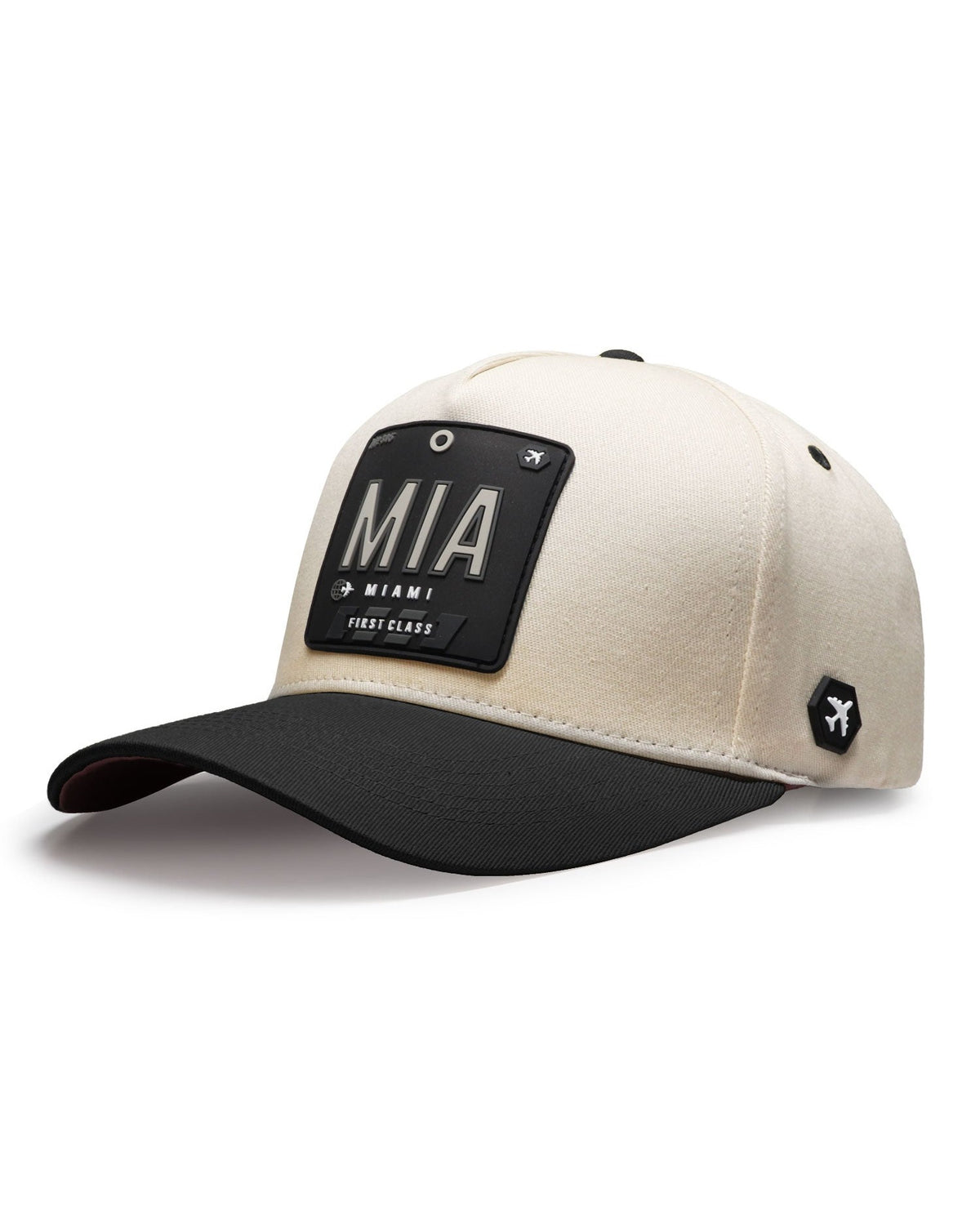 Miami Classic Cap - Natural/Black