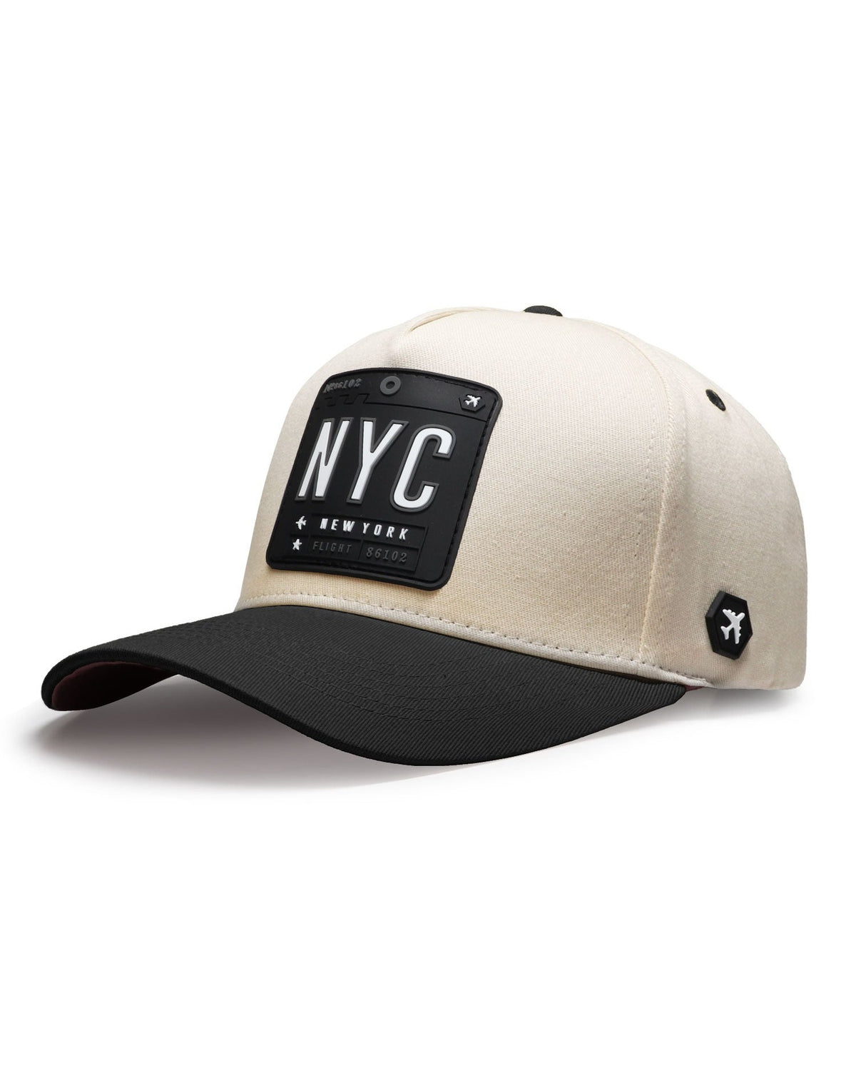 New York Classic Cap - Natural/Black