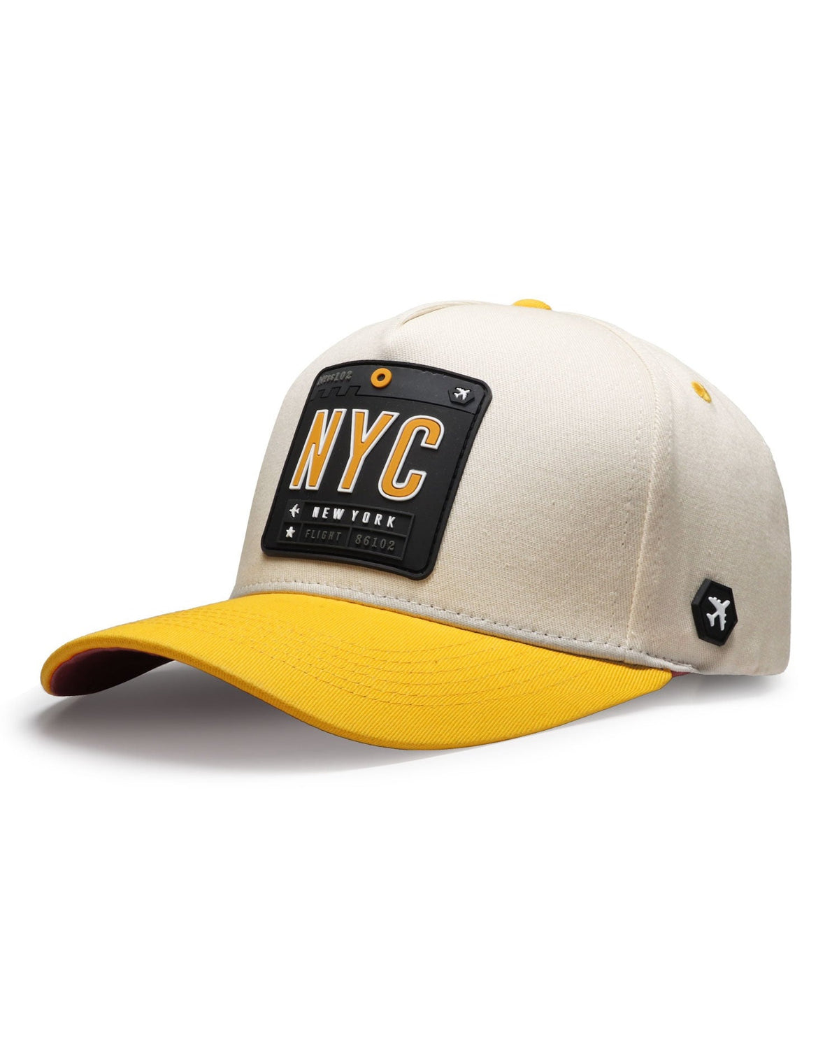 New York Classic Cap - Natural/Gold