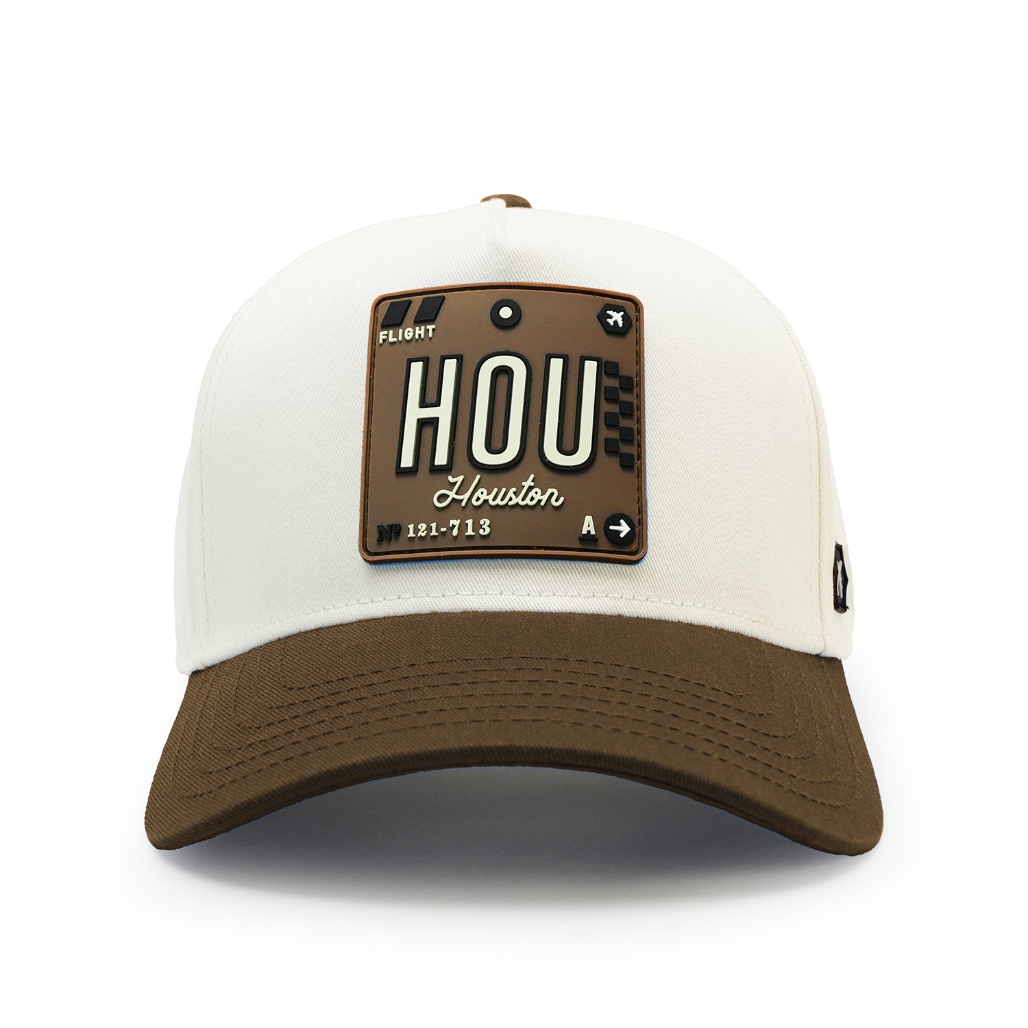Houston Premium Twill Cap Natural/Brown