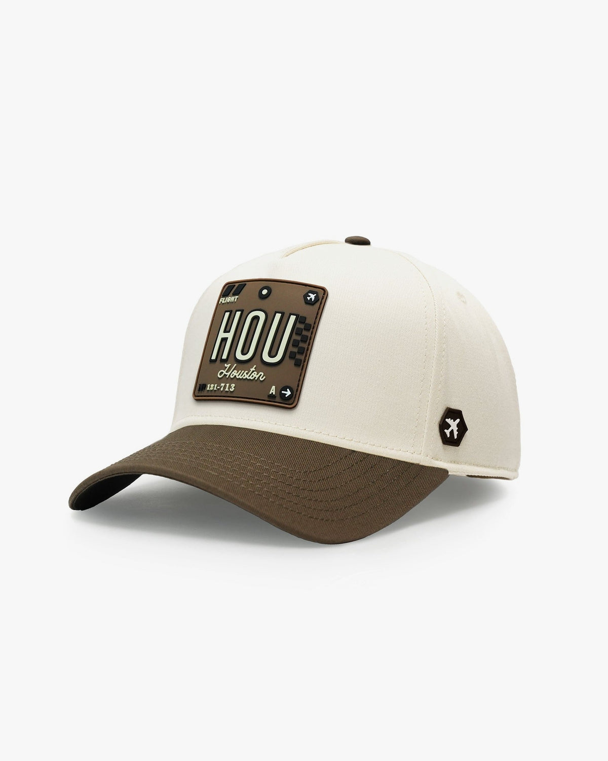 Houston Premium Twill Cap Natural/Brown