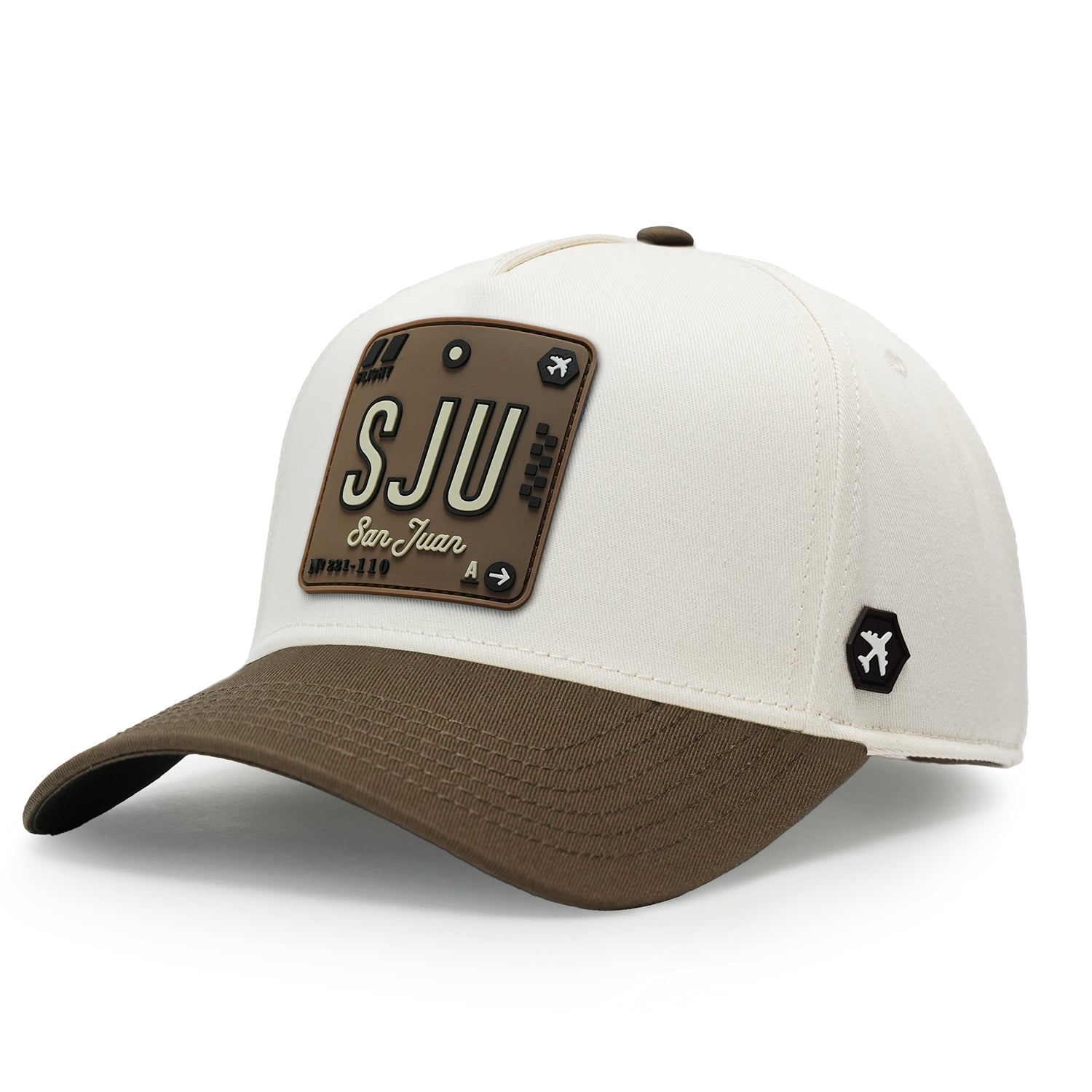 San Juan Premium Twill Cap Natural/Brown – Wrld Tags