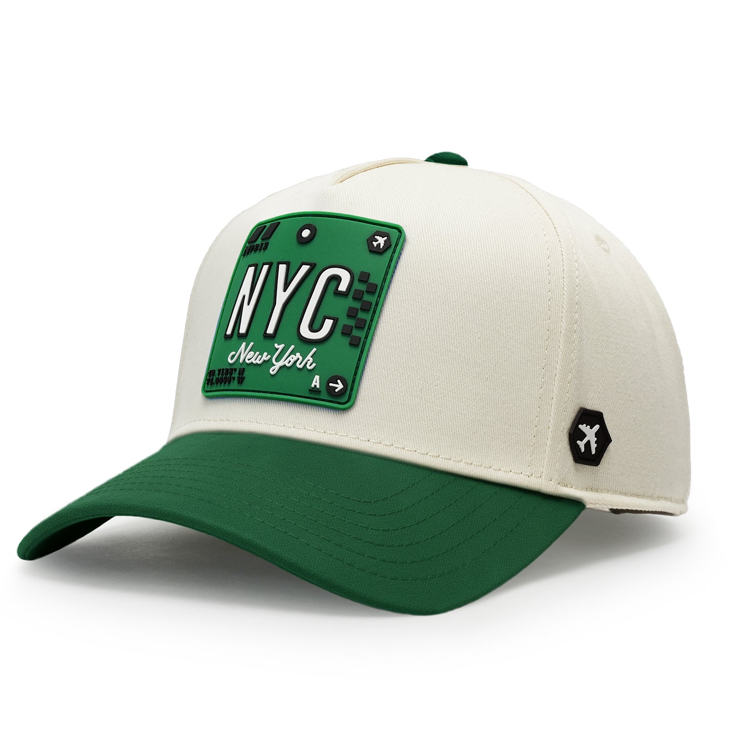 New York Premium Twill Cap Natural/Green