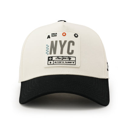New York Premium Twill Cap Natural/Black