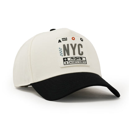 New York Premium Twill Cap Natural/Black