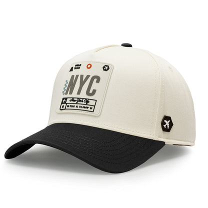 New York Premium Twill Cap Natural/Black