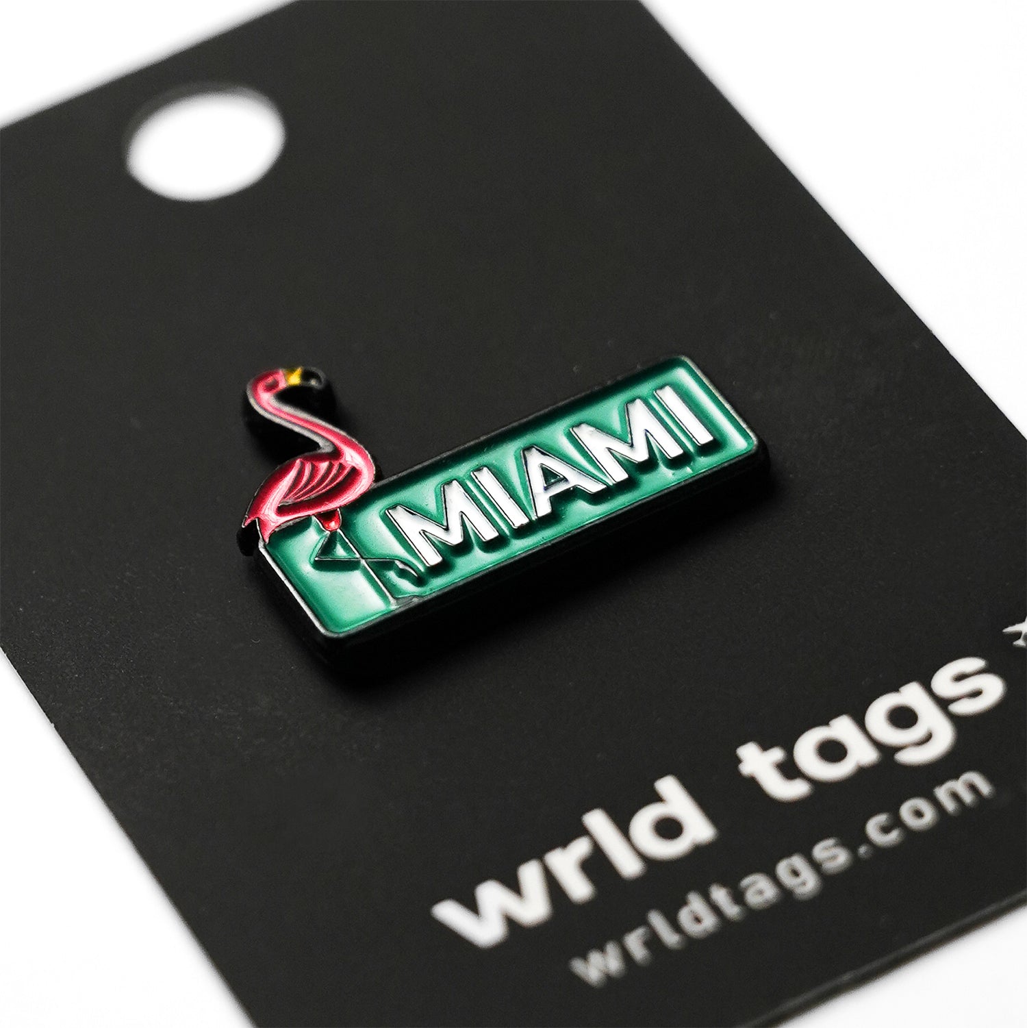 Flamingo Miami Pin