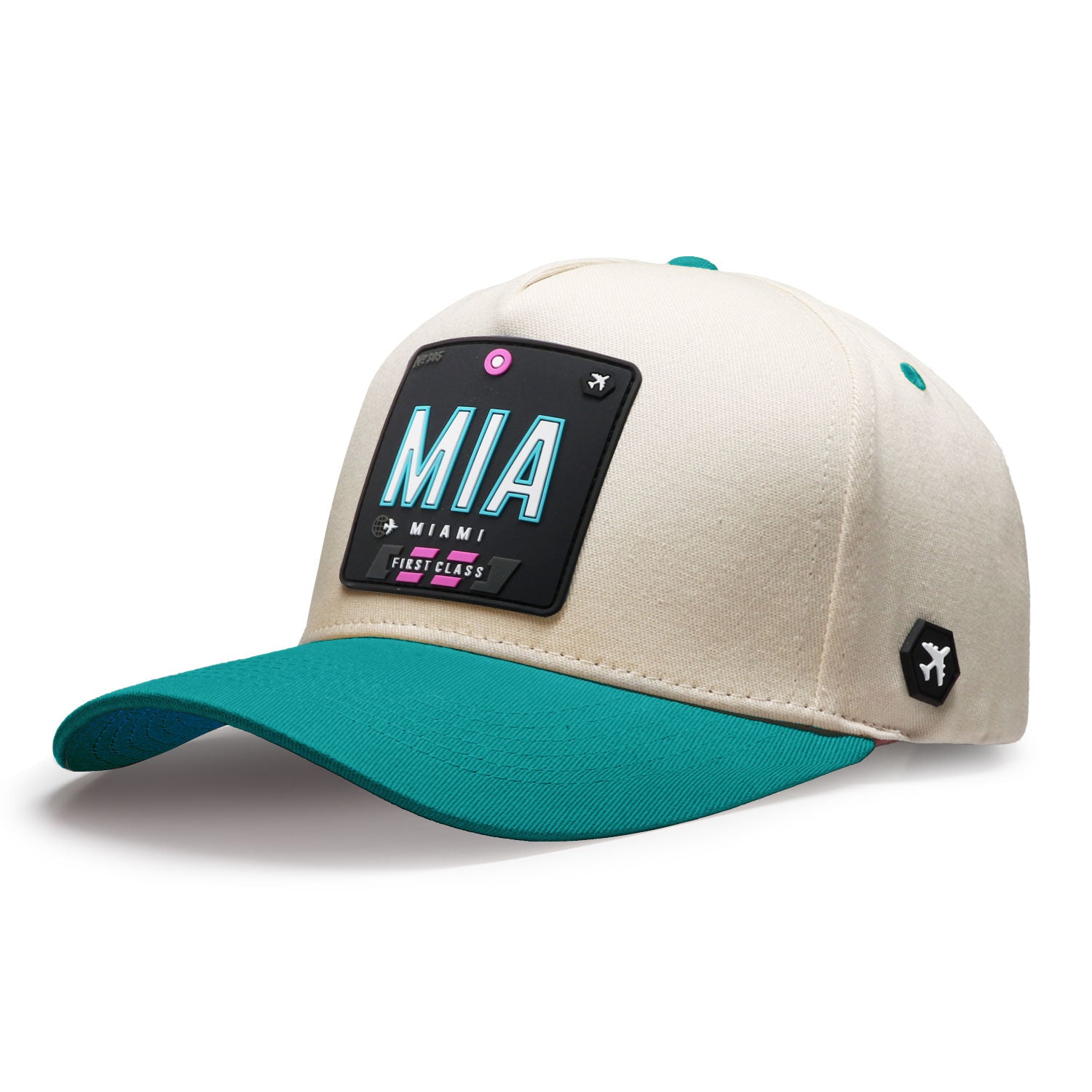 Miami Classic Cap - Natural/Wave