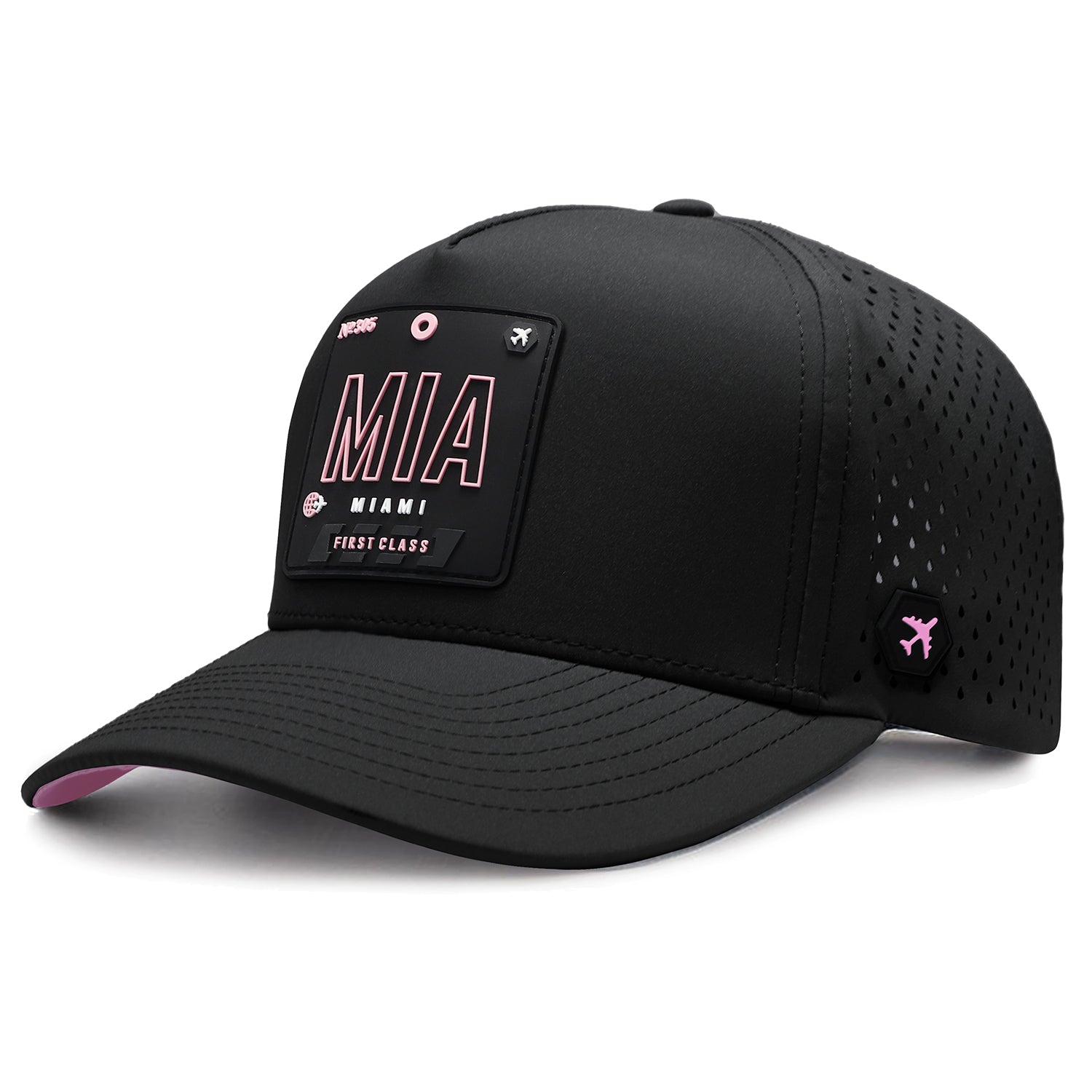 Miami Hat - Black/Pink