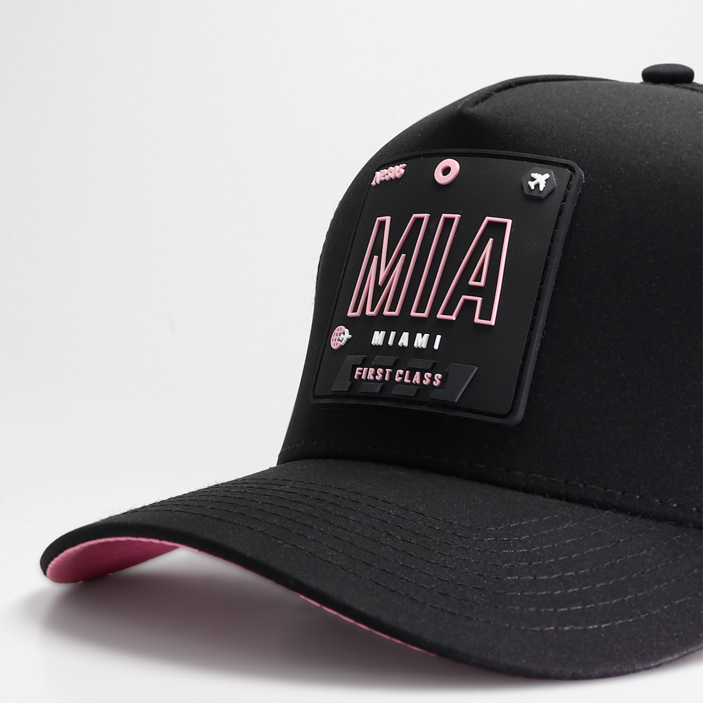Miami Hat - Black/Pink