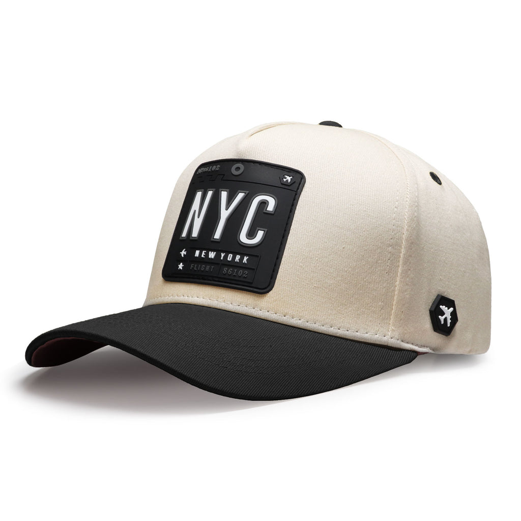 New York Classic Cap - Natural/Black