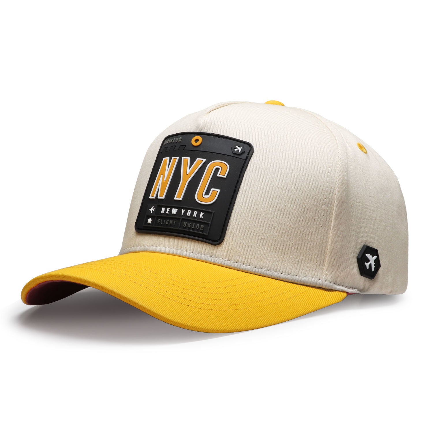 New York Classic Cap - Natural/Gold